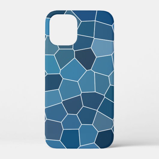 青モダンスタイリッシュ模様 Case-Mate iPhoneケース (裏面)