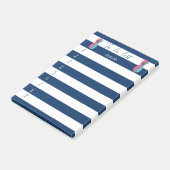 青モダンストライプの，パイナップル，リストする ポストイット (アングル)