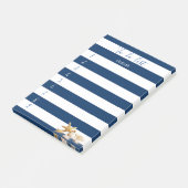 青モダンストライプの、貝殻、一覧へ ポストイット (アングル)