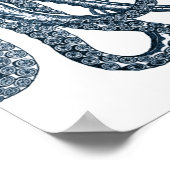 青モダンタコ ポスター (角)