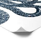 青モダンタコ ポスター (角)