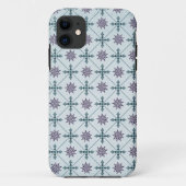 青モダンダマスクiPhoneケース Case-Mate iPhoneケース (裏面)
