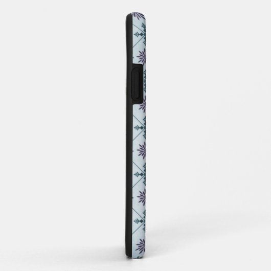 青モダンダマスクiPhoneケース Case-Mate iPhoneケース (裏面/右)