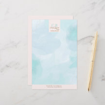 青モダンティール（緑がかった色）水色