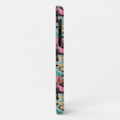 青モダンバラ金ゴールドインク大理石の美学 Case-Mate iPhoneケース (裏面/左)