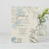 青モダンフローラ抽象芸術結婚 (スタンド正面)