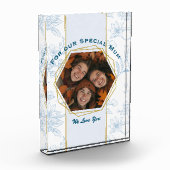 青モダンフローラ母の日 フォトブロック (左)