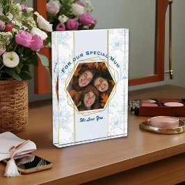 青モダンフローラ母の日 フォトブロック