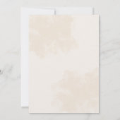 青モダンフローラ結婚式招待状 招待状 (裏面)