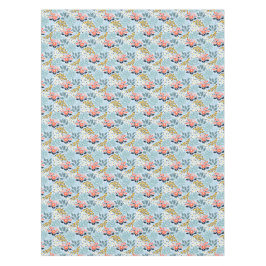 青モダンフローラ テーブルクロス