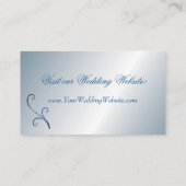 青モダンフローラWebサ結婚ード エンクロージャーカード (裏面)