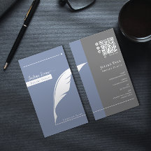 青モダンペンのペン先ロゴ公証人Qrコード