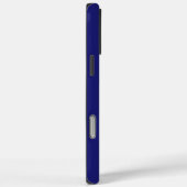 青モダンモノグラムイニシャルコンテンポラリー Case-Mate iPhoneケース (裏面 / 右)