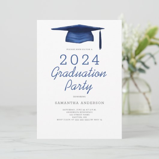 青モダン卒業党 招待状 (スタンド正面)