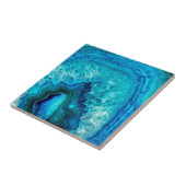 青モダン大理石瑪瑙 タイル (側面)