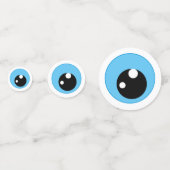 青モダン悪アイプロテクション誕生日 コンフェッティ (正面)