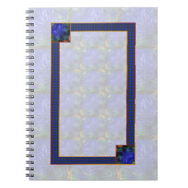 青モダン抽象芸術 ノートブック