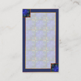 青モダン抽象芸術 名刺