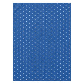 青モダン星と白い星が可愛いおもしろい テーブルクロス (正面)