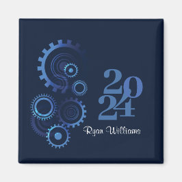 青モダン機械技術者卒業党 マグネット