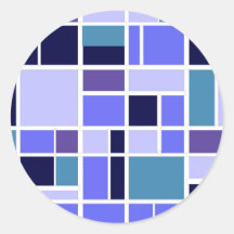 青モダン正方形