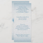 青モダン水色スプラッシュ メニュー (正面/裏面)