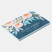 青モダン水色植物学結婚院 ゲストブック (コーナー)