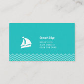 青モダン海波 ロイヤリティカード (裏面)