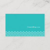 青モダン海波 名刺 (裏面)