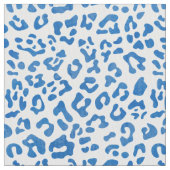 青モダン白チーズアニマルプリント模様 ファブリック (クローズアップ)