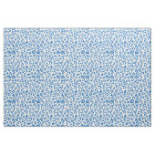 青モダン白チーズアニマルプリント模様 ファブリック (ファットクウォーター)