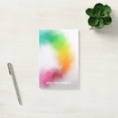 青モダン紫カラフル緑赤オレンジ ポストイット (オフィス)