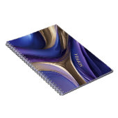 青モダン紫、金ゴールド向け ノートブック (右側)