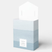 青モダン結婚 フェイバーボックス (オープン)