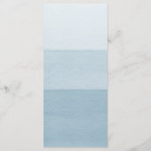 青モダン結婚 メニュー (裏面)