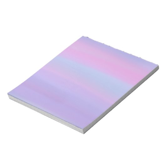 青モダン絵を描と紫の色 ノートパッド (回転)