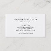 青モダン緑ティール（緑がかった色）水色（ばちゃばちゃ）跳ねる 名刺 (裏面)