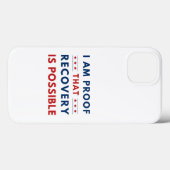 青モダン色の回復が可能 Case-Mate iPhoneケース (裏面 (横))