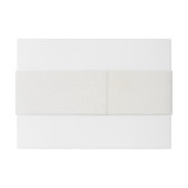 青モダン色の花と蝶結婚の 招待状ベリーバンド (裏面例)