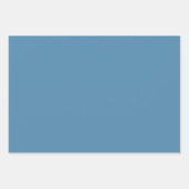 青モダン色ラッ無地のピング紙シート ラッピングペーパーシート (正面2)