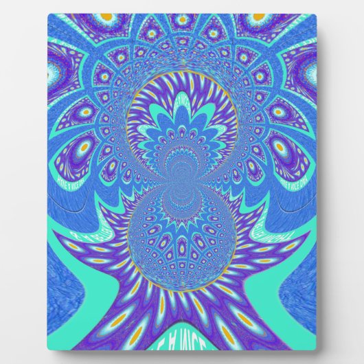 青モダン芸術 フォトプラーク (正面)