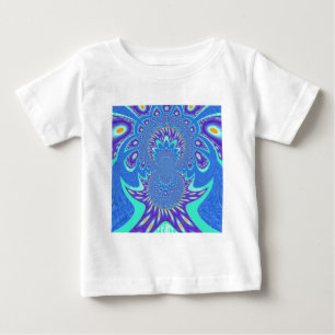 青モダン芸術 ベビーTシャツ