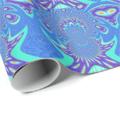 青モダン芸術 ラッピングペーパー (ロールコーナー)