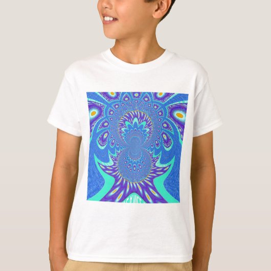 青モダン芸術 Tシャツ (正面)