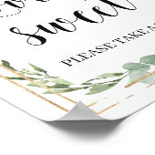 青モダン草の葉汁気は甘い ポスター (角)