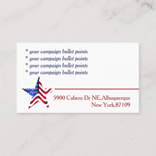 青モダン赤の政治運動 名刺 (裏面)