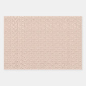 青モダン赤クリーム幾何星模様 ラッピングペーパーシート (正面2)