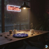 青モダン野草園緑の赤ちゃんシャワー ペーパープレート