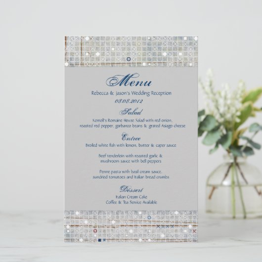 青モダン銀の冬の結婚式 (スタンド正面)