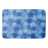 青モダン霜 バスマット (正面)